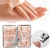 18Pcs/Set Stainless Steel Manicure Pedicure Nail Clipper Set Nail Grooming