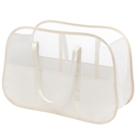 Collapsible Laundry Baskets, 95L Pop Up Laundry Hamper - Foldable Clothes Hamper with Shoulder Strap for Bedroom, Dorm, Apartment - Durable Tear-Resistant Storage Basket for Laundry, Kids Room (Beige)