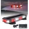 LUMENIX Rooftop Strobe Beacon Lights Bar White Red LED Emergency