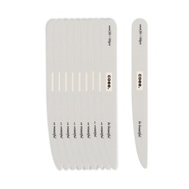 Koi full color long-lasting domestic double-sided nail file 180 grit, 10 pieces, blue / 코이 풀컬러 오래가는 국산 양면 네일파일 180그릿, 10개, 블루