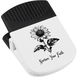 'Nurture Your Faith Daisy Flower' Magnetic Clip (CP00042859)