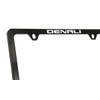 Denali Metal License Plate Frame Tag Holder - Black Powder