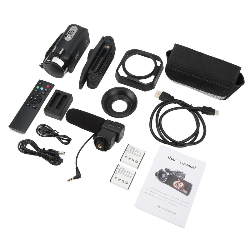 4K HD Digital Video Camera Wifi Recording Camcorder Handheld DV