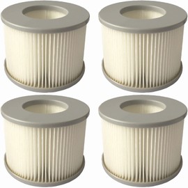 WINOK Filter Cartridges for MSPA Whirlpools, Pack of 4 Replacement Filter Cartridges for Inflatable Pools, Filter Cartridge, Water Filter for Hot Submarines and Portable Bubble Spa - Model from 2020