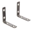Seachoice Marine-Grade 90-Degree Angle Bracket, Polished 304 Stainless Steel, 2-3/8