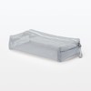 MUJI 44452011 3D Mesh Case, Gray, M, Approx. 9.8 x