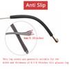 Eyeglass End Tips, Silicone Anti-Slip Elastic Comfort Glasses Retainers, Eyeglass