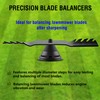 A.I.FORCE 4-Pack Lawn Mower Blade Sharpener and Precision Lawn Mower