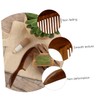 SAFIGLE Sandalwood Wooden Comb for Women Static Hair Styling Tool