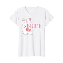 Women's Bride to Be Bride Lama Alpaca JGA Engagement Gift T-Shirt