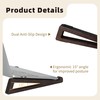 seicasaya Bamboo Laptop Stand for Desk – Ergonomic, Space-Saving, Lightweight