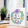 He is Still Good Wood Block Sign,Bible Verse Desk Decor