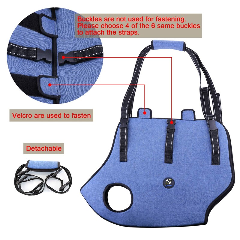 Coodeo Dog Lift Harness, Pet Support & Rehabilitation Sling Lift