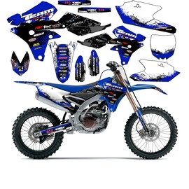 Team Racing Graphics kit Compatible with Yamaha 2002-2014 YZ 85, Scatter
