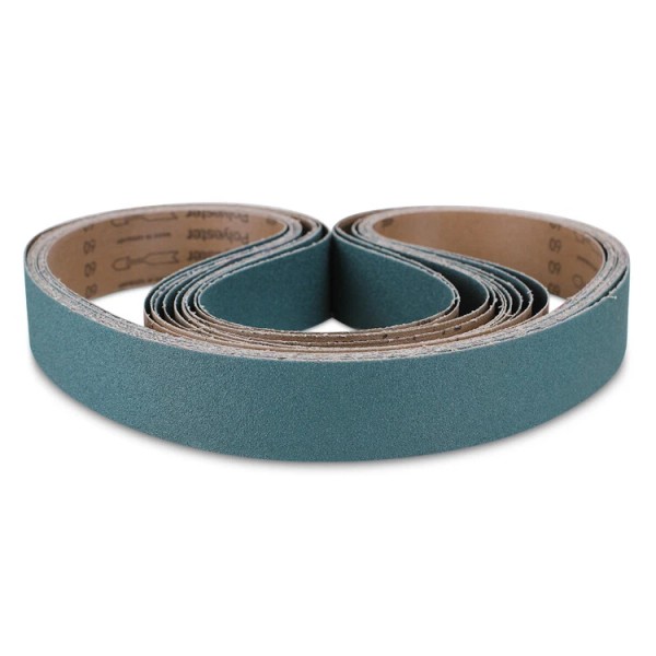 1-1/2" x 30" Zirconia Pipe Sanding Belt Kit 2 each: