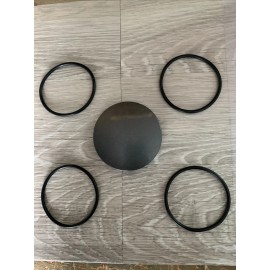 Rays / Volk Racing (Set Of 4 Pcs)O-Ring For Volk Racing Rays Center Cap A Flat,ZE40,TE37 UL(black )