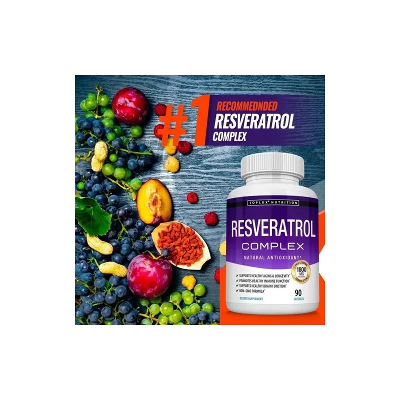 Resveratrol Multi Vitamina 1800 Complex Capsulas
