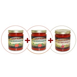 Magic Plant Farm 2 Carolina Reaper Pepper Paste + 1 Ghost Pepper Paste!!! The Hottest Peppers