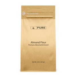 Pure Original Ingredients Almond Flour (3 lb) Blanched Almonds, Extra Fine, Grown in California