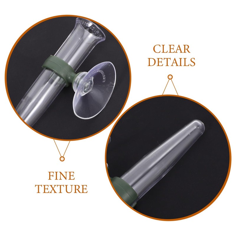 Gatuida Water Plant Test Tubes Container Holder with Suction Cup: