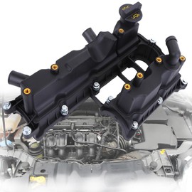 Slakerbe BM5Z-6582-A Engine Valve Cover W/Gasket Compatible with Ford Escape 2013-2016 for Fusion 2013-2014 for Transit Connect 2014-2016 for Fiesta 2014-2019 1.6L, BM5Z6582A Engine Valve Covers Kit