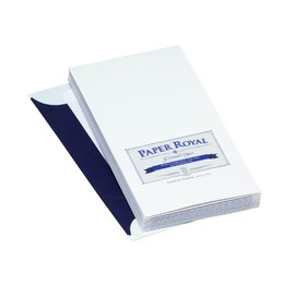 Rössler 2033831009 DL Royal Laid Paper Lined Envelope - White (Pack of 20)