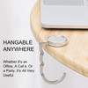 2Pcs Handbag Hooks for Tables, Folding Purse Hook Hangers, Portable