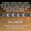 Warrior Awe Steel Tip Dart Set-90% Tungsten Barrels-23gm