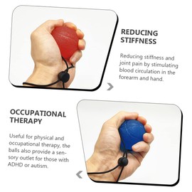 ORFOFE 3pcs Stress Balls Hand Therapy Exercise Balls for Strength Training and Stress Relief Lightweight and Portable