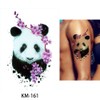 KM11 Temporary Watercolour Wolf Tattoo Deer Tattoo Panda Lion Tattoo
