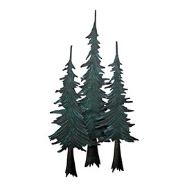 PINE FOREST METAL WALL ART