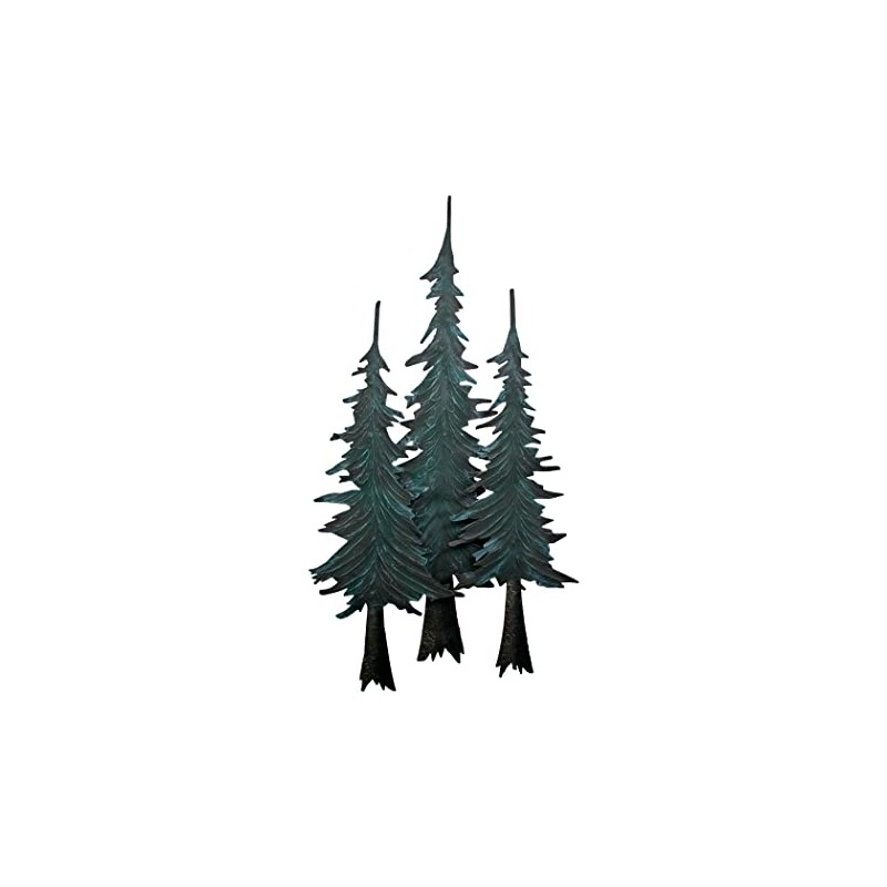 PINE FOREST METAL WALL ART