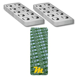 Rapid Test Tablets, DPD N°3 Bound Chlorine, Tablets for Pool and Whirlpool Water Tests, Made in Germany, Pack of 100