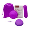 Discos Menstruales De Silicona Médica L Plus S 2pzs Con