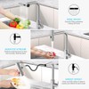 Brushed Nickel Kitchen Faucets with Pull Down Sprayer & Soap