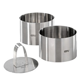 Gefu 12160 Dessert and Starter Rings Set of 2