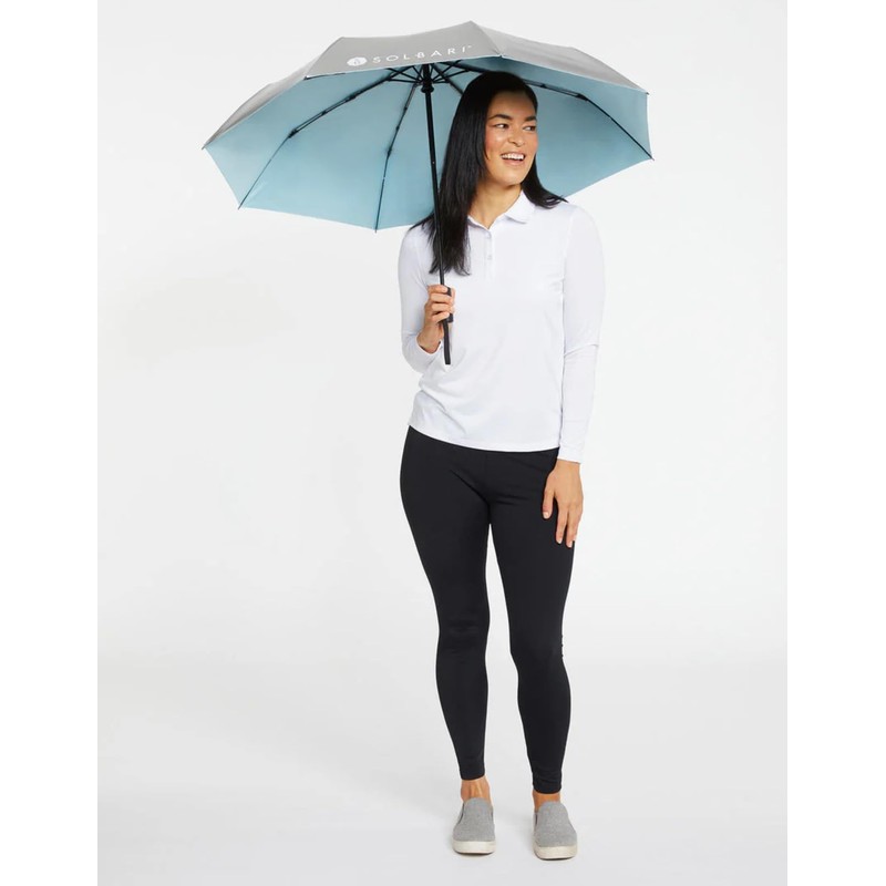 Solbari ULTRACOMPACT Sun Protective Umbrella UPF50+ SKYBLUE 42"