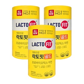 Chong Kun Dang Health Lacto Fit Gold 2g x 50 packets x 3 containers (150 days worth) HI / 종근당건강 락토핏 골드 2g x 50포 x 3통(150일분) HI