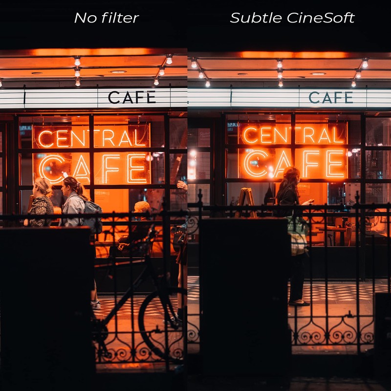 Tide Optics CineSoft® Subtle 1/8 Lens Filter Diffusion Mist Pro