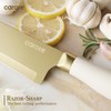 CAROTE 12PCS Kitchen Knife Set, Healthy Gold Titanium Coating Knife