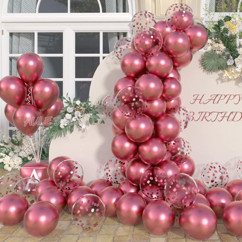 AULE Balloons Pink Metallic: