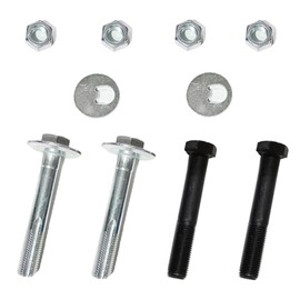 CANJPTON Compatible with VW T4 Transporter M14 Eccentric Screw Screws Set Suspension Front Suspension Eccentric Bolt & Washer High Strength 701407397C N90534002