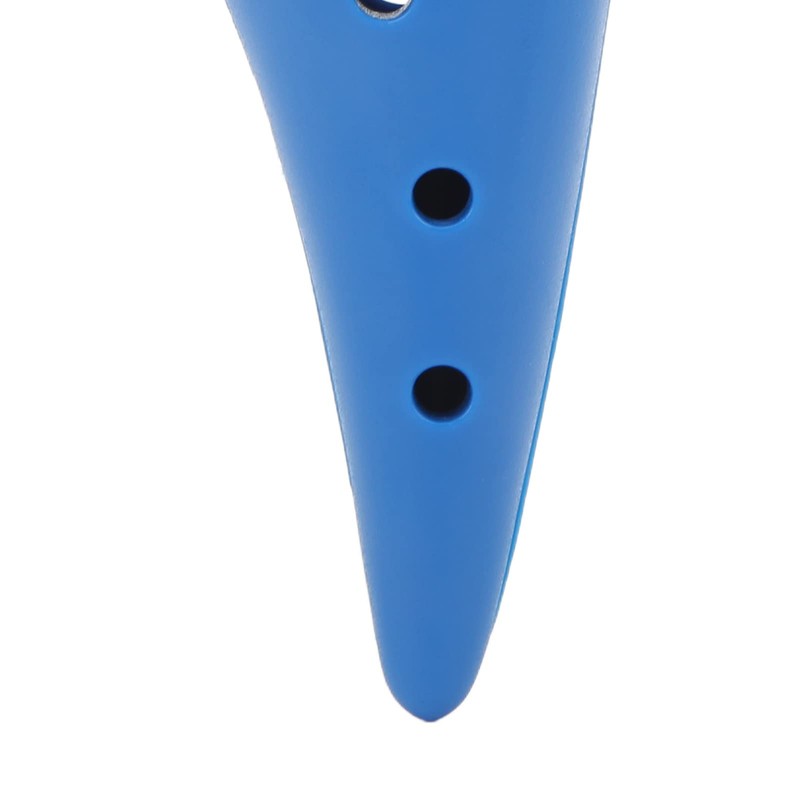 Ocarina Instrument, Ocarina Plastic Blue Easy Playing for Home