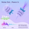 2 Pairs Kids Ear Plugs, Reusable Noise Relief Earplugs, Ear