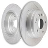 SCITOO Disc Brake Rotors Kits 31304 Rear Solid Brake Rotors