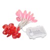 Red Heart Fairy Lights Romantic Battery Powered Love String Lights