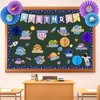 Pasimy Outer Space Birthday Bulletin Board Decorations Galaxy Space Theme