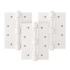 EAI White Door Hinges | 4 Inch / 102mm White