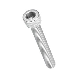 METALLIXITY Socket Head Cap Screw(M6-1x40mm)20Pcs, 304 Stainless Steel Allen Socket Drive Metric - Machine Internal Hex Screw UNC Coarse Thread, Silver Tone