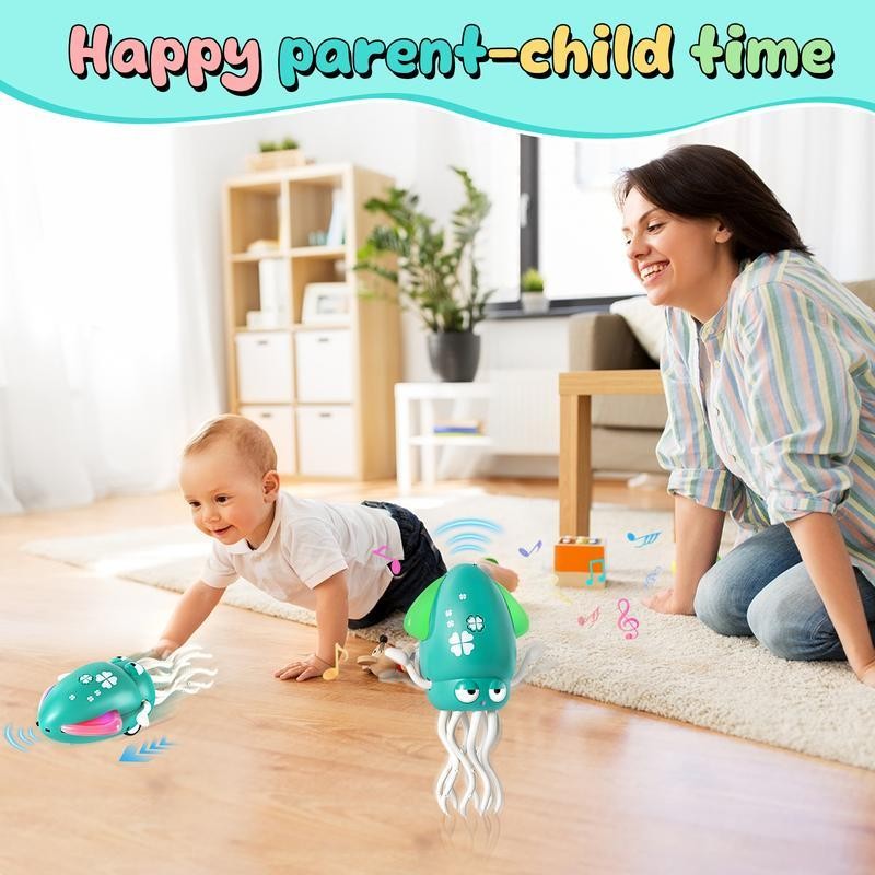 Dancing Octopus Toy with LED Lights & Music, Crazy 8-Leg